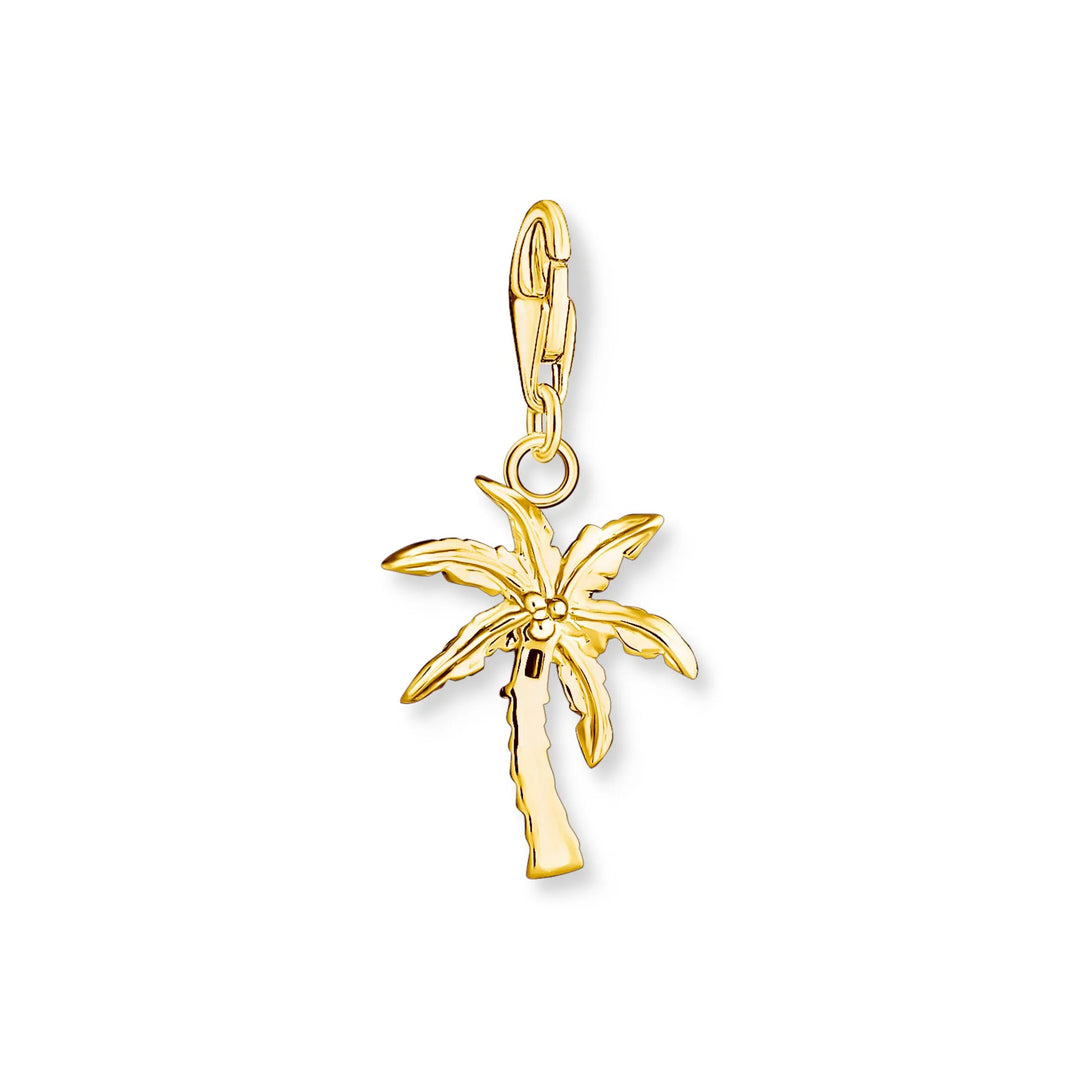 Charm Pendant Palm Tree Gold Multicoloured Stone | THOMAS SABO Australia