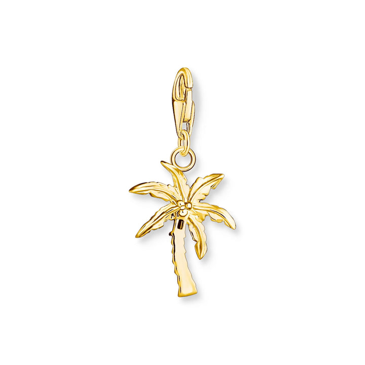 Charm Pendant Palm Tree Gold Multicoloured Stone | THOMAS SABO Australia