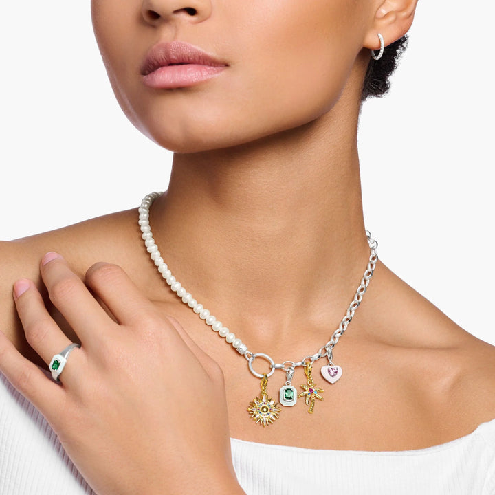 Charm Pendant Sun Gold Multicoloured Stones | THOMAS SABO Australia