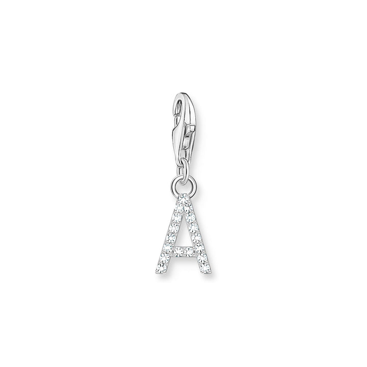 Charm pendant letter A silver | THOMAS SABO Australia