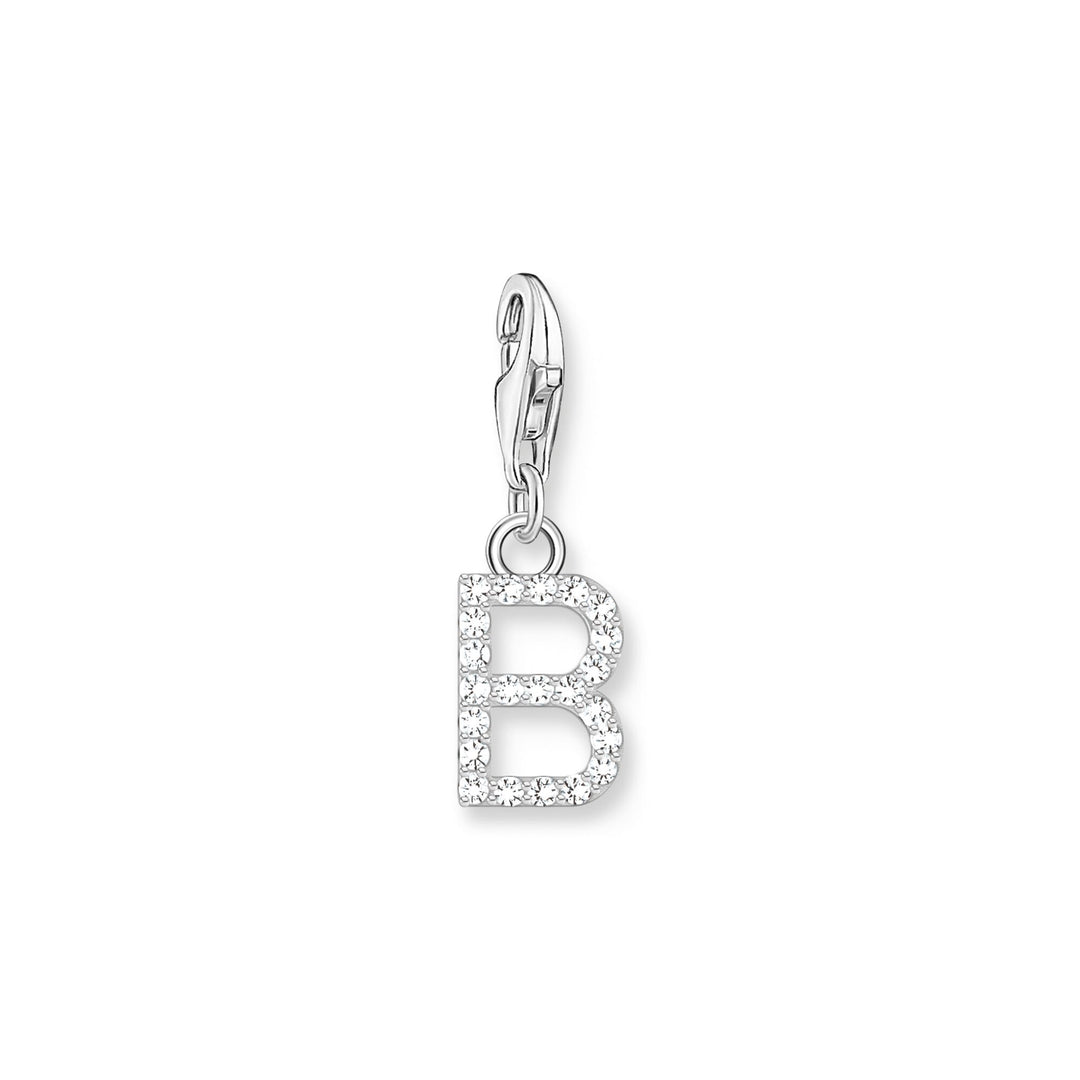 Charm pendant letter B silver | THOMAS SABO Australia