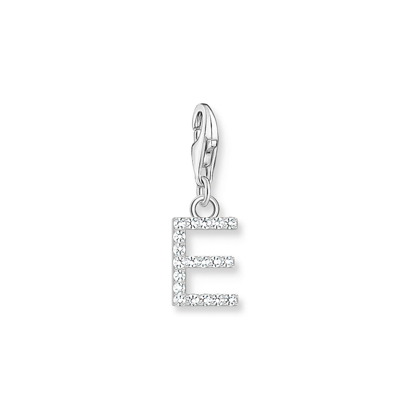 Charm pendant letter E silver | THOMAS SABO Australia