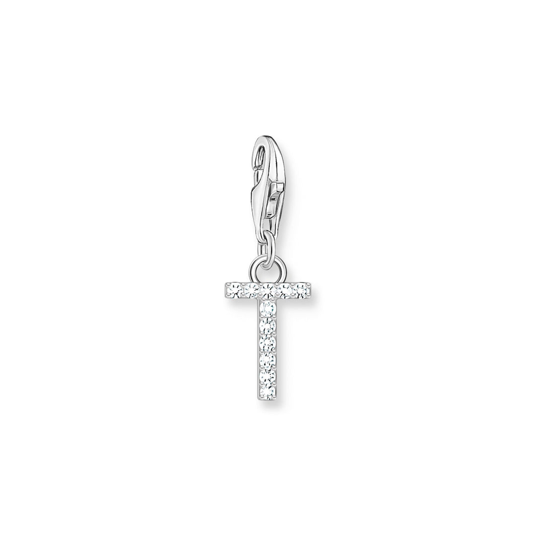 Charm pendant letter T silver | THOMAS SABO Australia