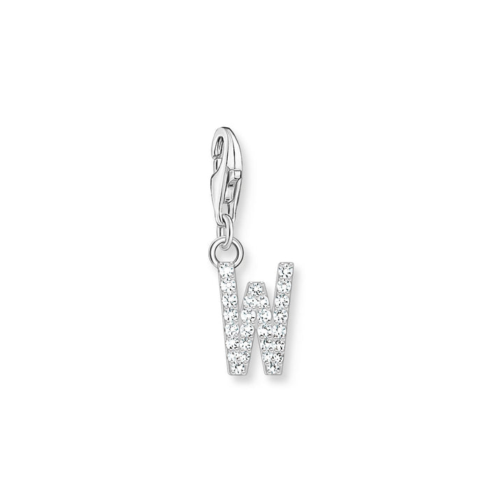 Charm pendant letter W silver | THOMAS SABO Australia