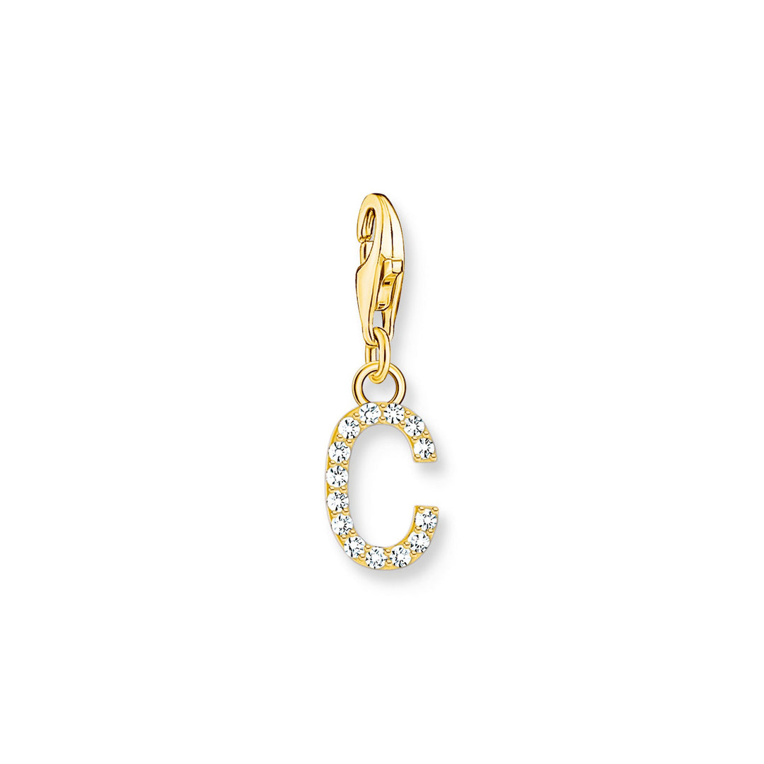 Charm pendant letter C gold plated | THOMAS SABO Australia