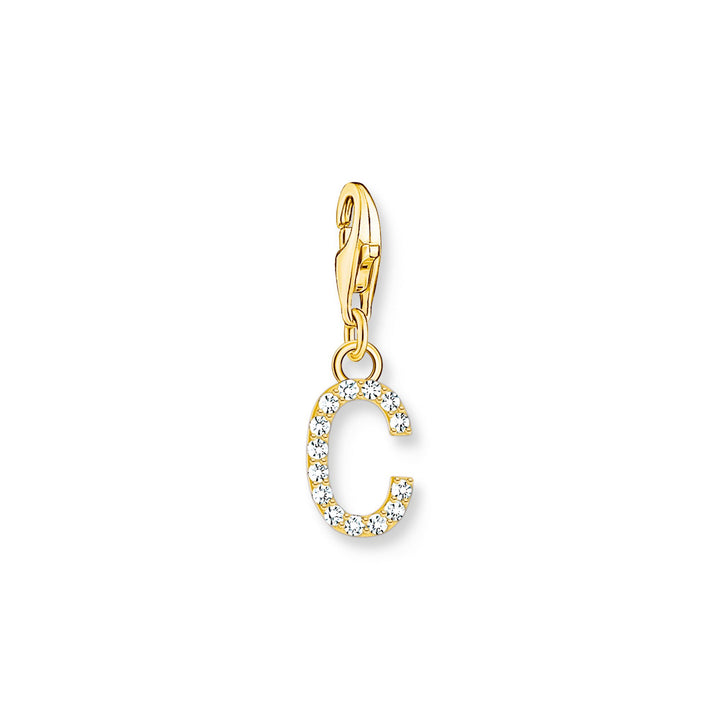 Charm pendant letter C gold plated | THOMAS SABO Australia
