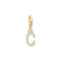 Charm pendant letter C gold plated | THOMAS SABO Australia
