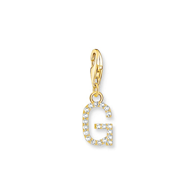 Charm pendant letter G gold plated | THOMAS SABO Australia