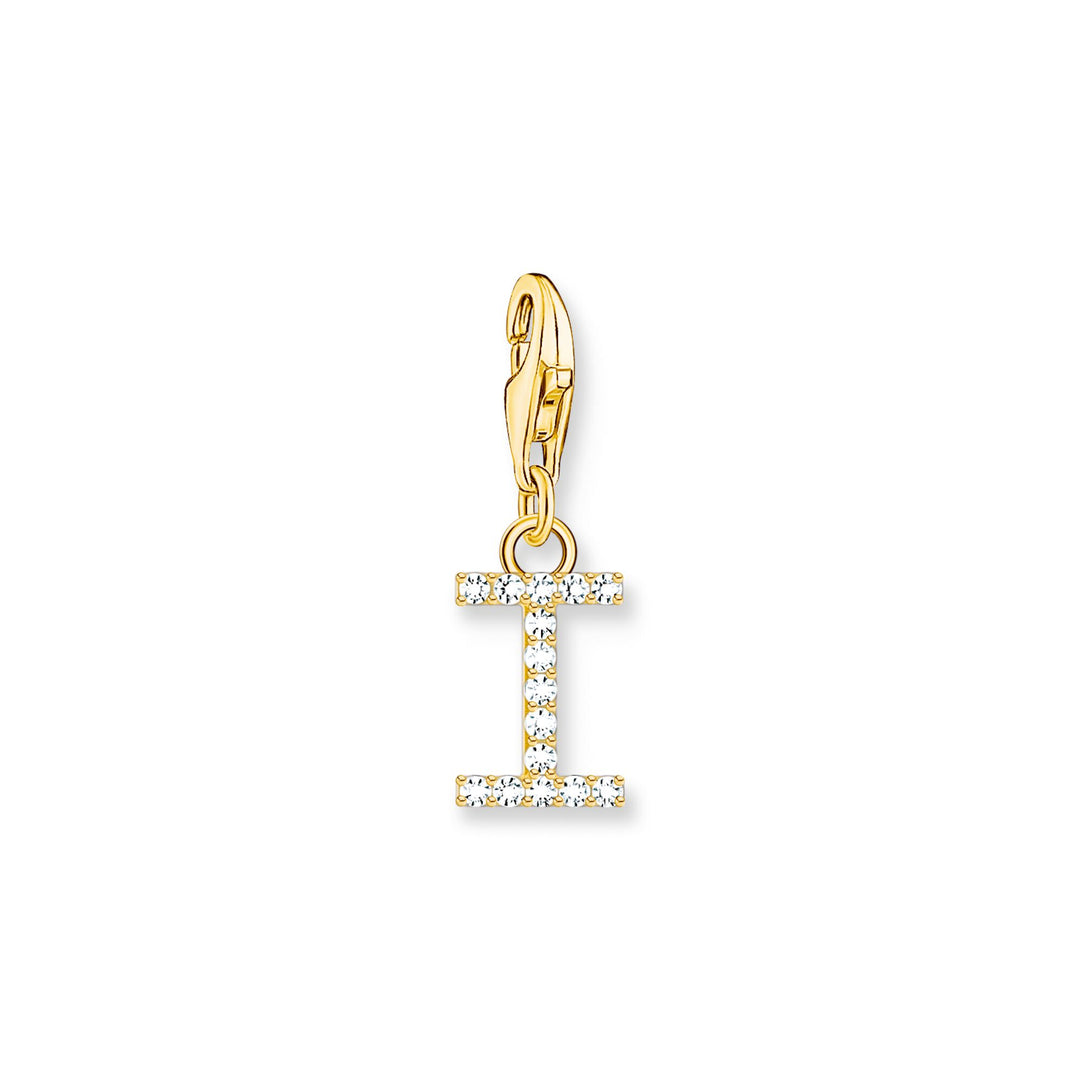 Charm pendant letter I gold plated | THOMAS SABO Australia