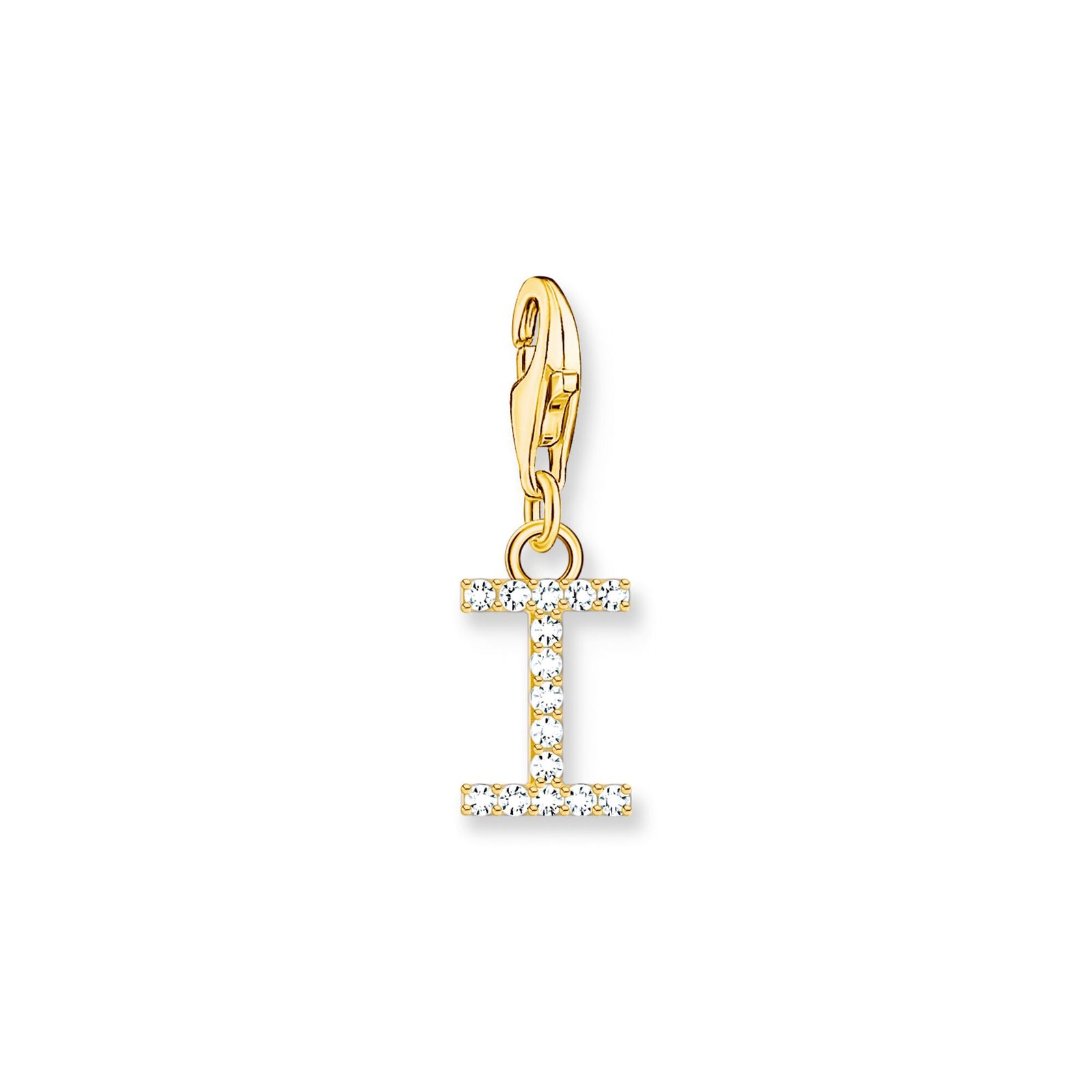 Charm pendant letter I gold plated | THOMAS SABO Australia