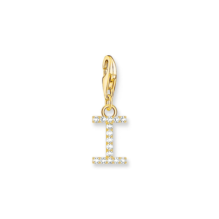 Charm pendant letter I gold plated | THOMAS SABO Australia