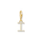 Charm pendant letter I gold plated | THOMAS SABO Australia