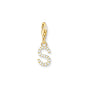 Charm pendant letter S gold plated | THOMAS SABO Australia