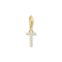 Charm pendant letter T gold plated | THOMAS SABO Australia