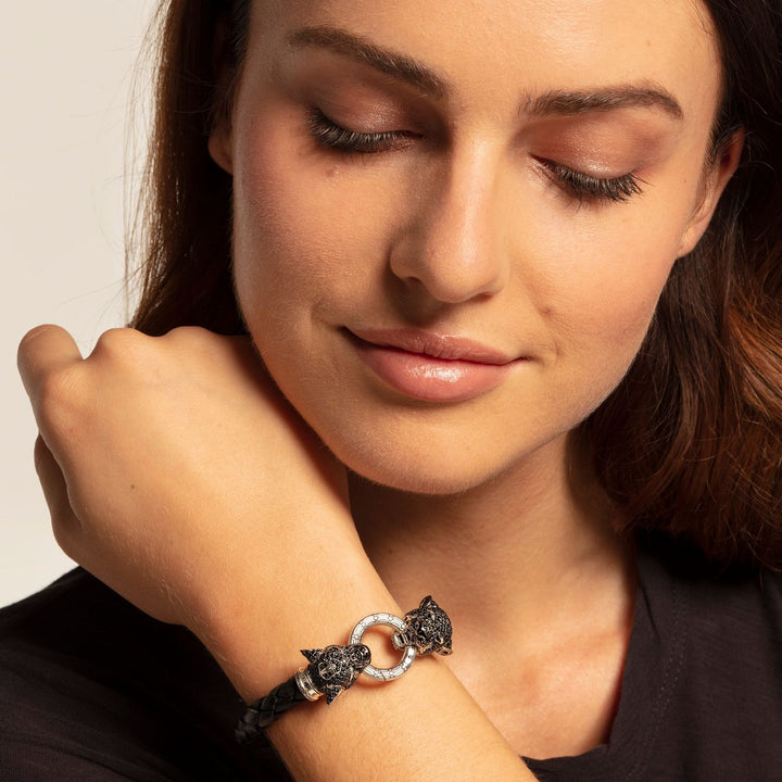 Leather Strap "Black Cat" | THOMAS SABO Australia