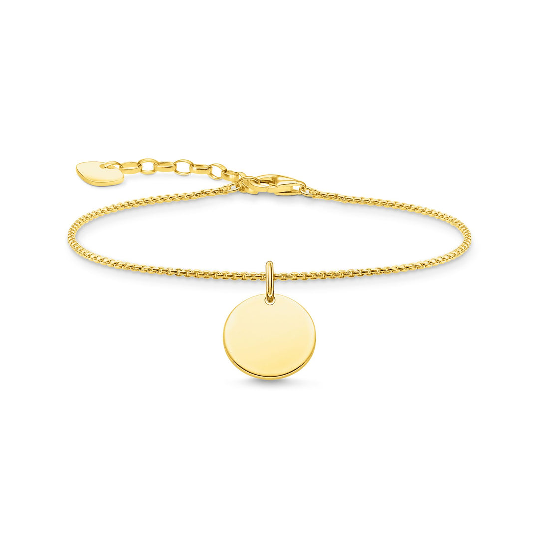 Bracelet disc gold | THOMAS SABO Australia