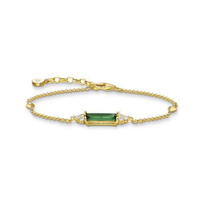 Bracelet Green Stone Gold | THOMAS SABO Australia
