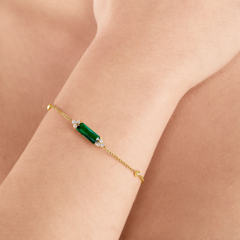 Bracelet Green Stone Gold | THOMAS SABO Australia