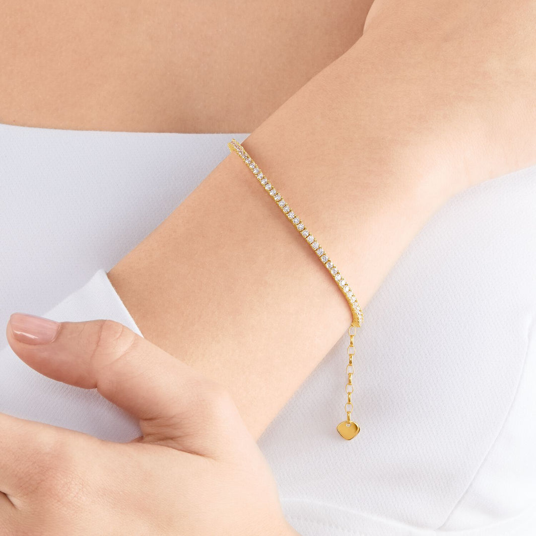 Tennis Bracelet Gold | THOMAS SABO Australia