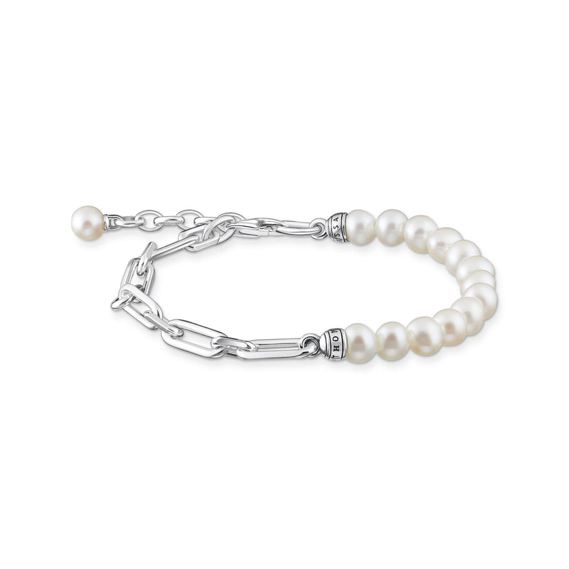 Bracelet links and pearls silver | THOMAS SABO Australia