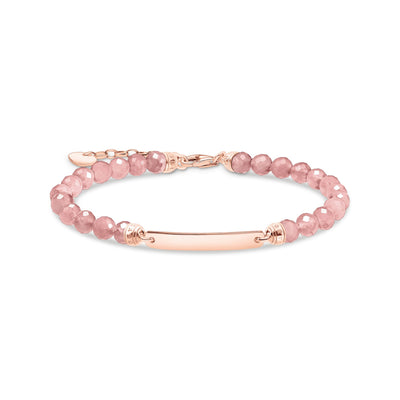 Bracelet pink pearls rosegold | THOMAS SABO Australia
