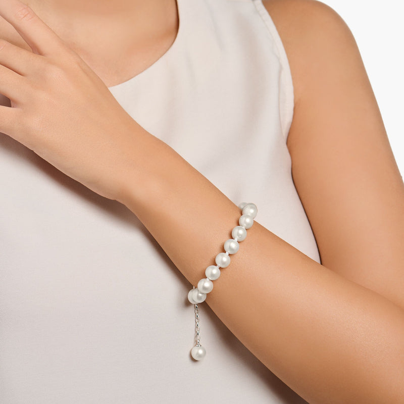Buy River Pearl Bracelet. Silver. Online in India - Etsy