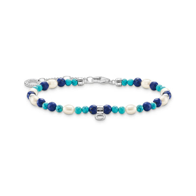 Bracelet with blue stones and pearls | THOMAS SABO Australia