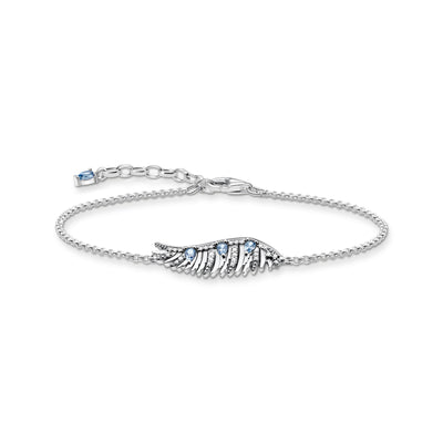 Bracelet phoenix wing with blue stones silver | THOMAS SABO Australia