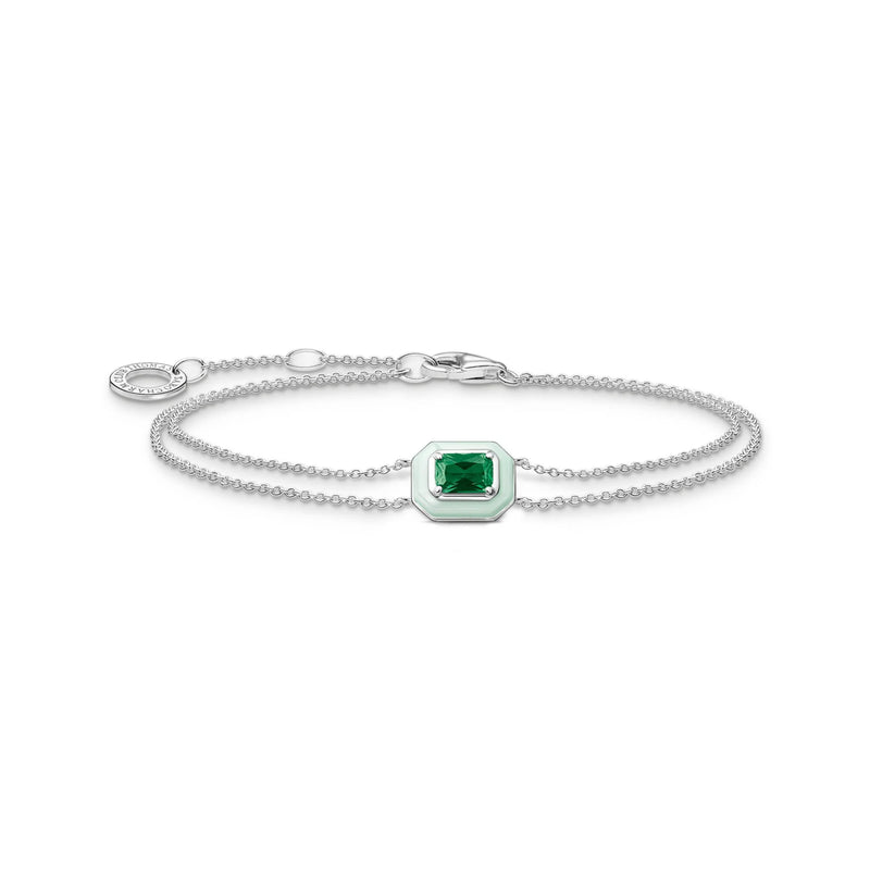 Octagon Green Stone Bracelet | THOMAS SABO Australia