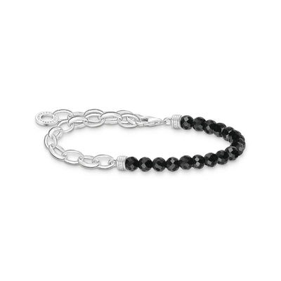 Link Chain Onyx Bead Bracelet | THOMAS SABO Australia