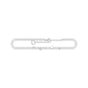 Anklet with hearts and white stones silver | THOMAS SABO Australia