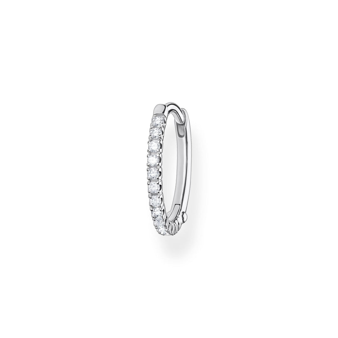 Single Hoop Earring White Stones | THOMAS SABO Australia