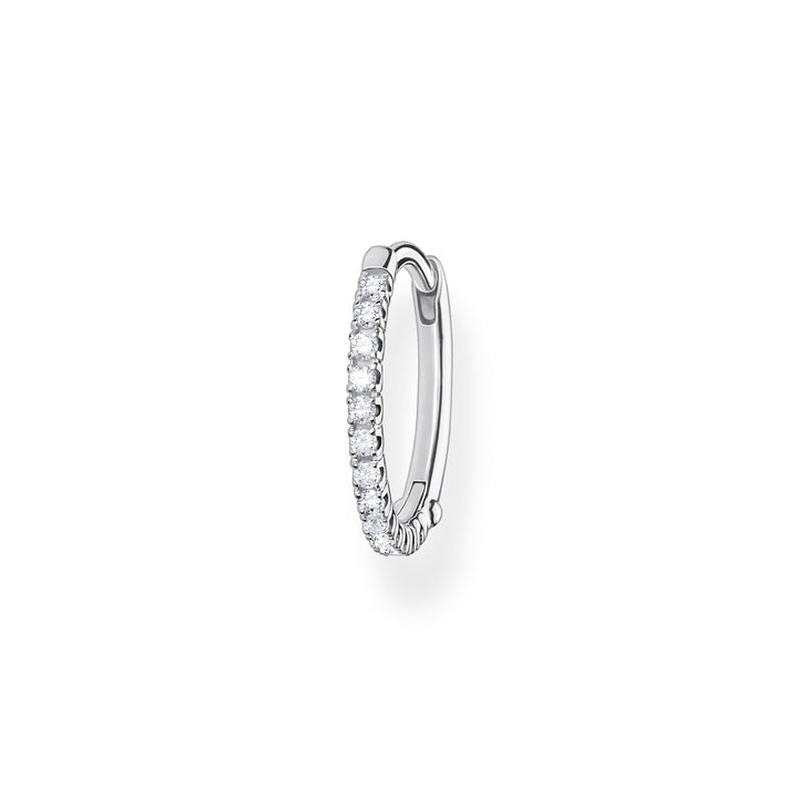 Single Hoop Earring White Stones | THOMAS SABO Australia