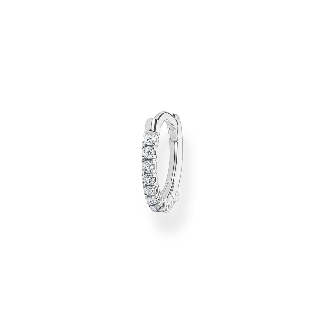 Single Hoop Earring White Stones | THOMAS SABO Australia