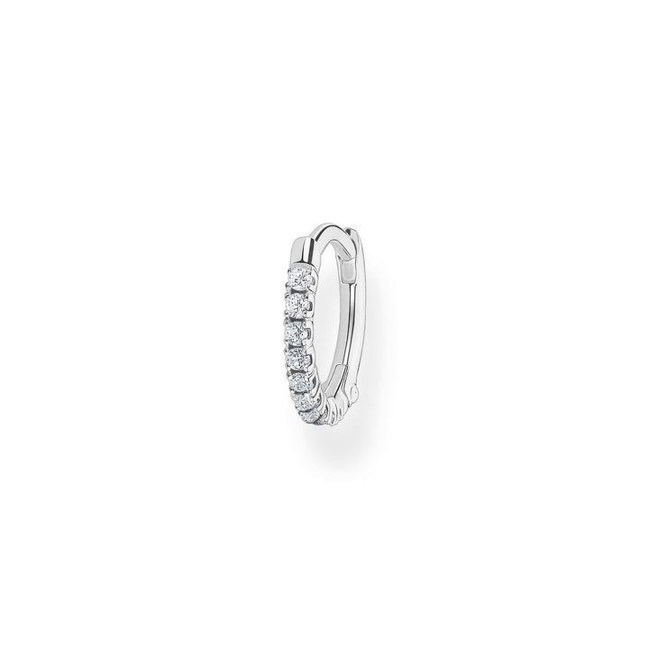 Single Hoop Earring White Stones | THOMAS SABO Australia