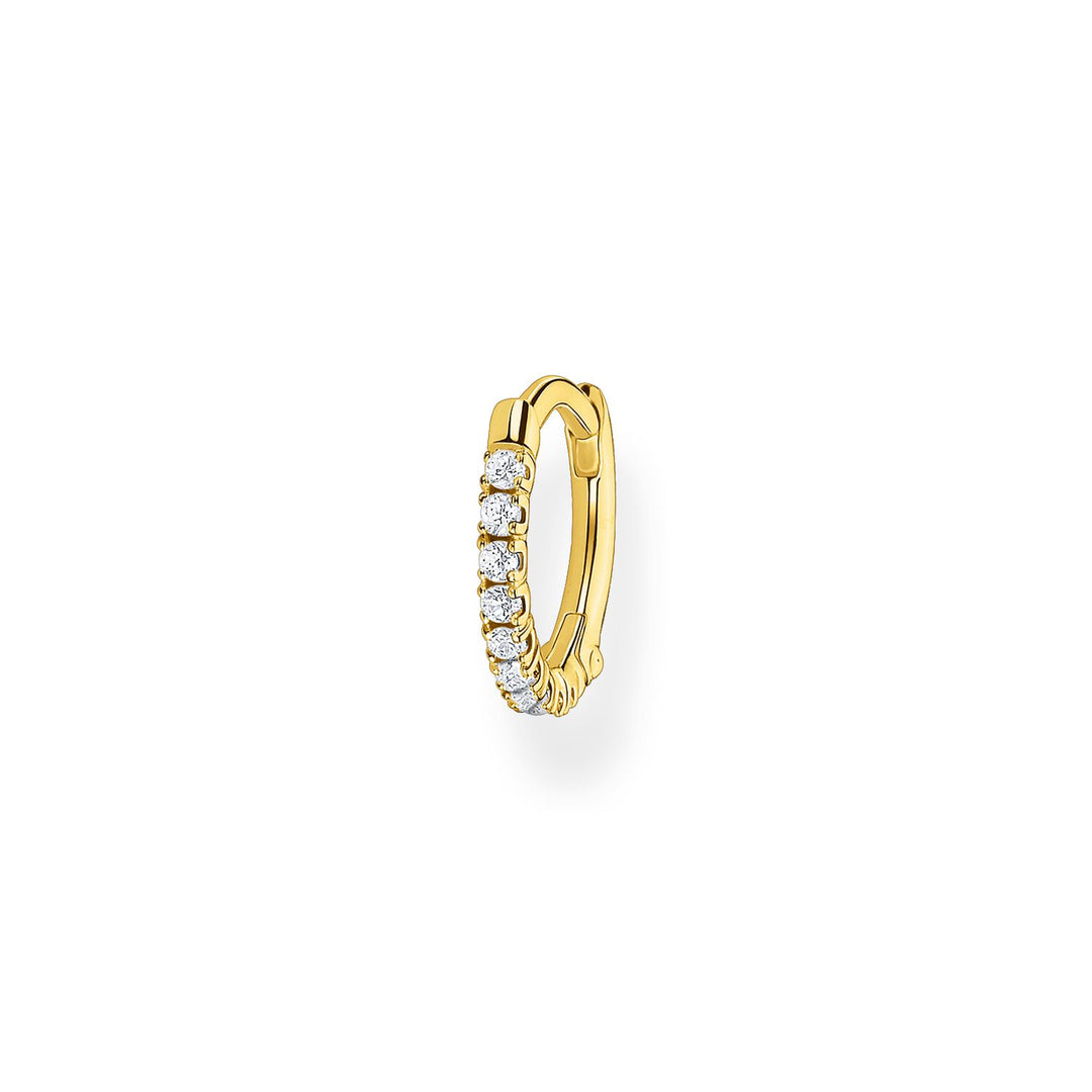 Single Hoop Earring White Stones | THOMAS SABO Australia