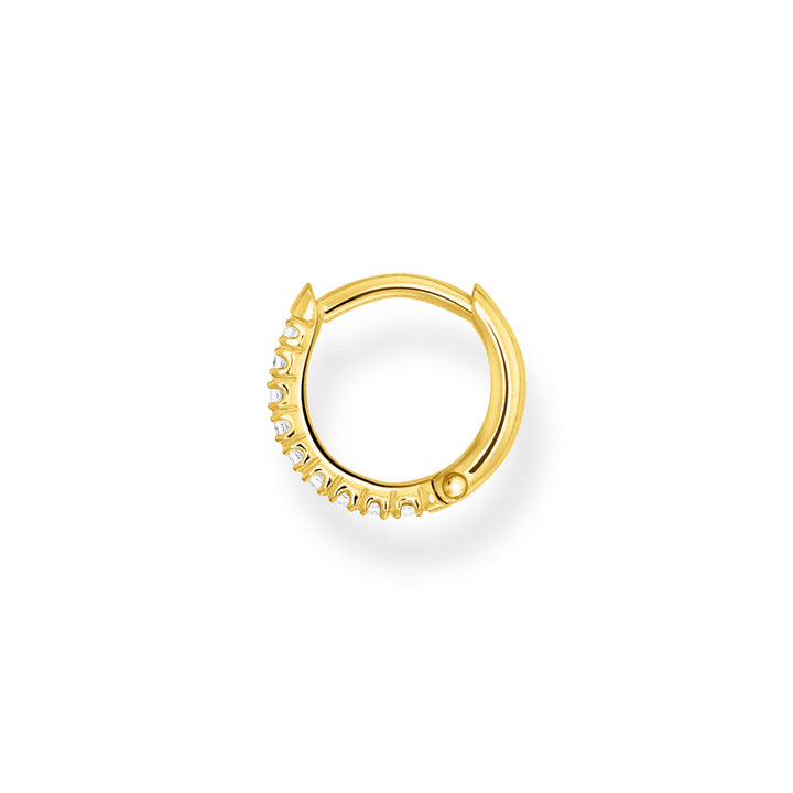 Single Hoop Earring White Stones | THOMAS SABO Australia