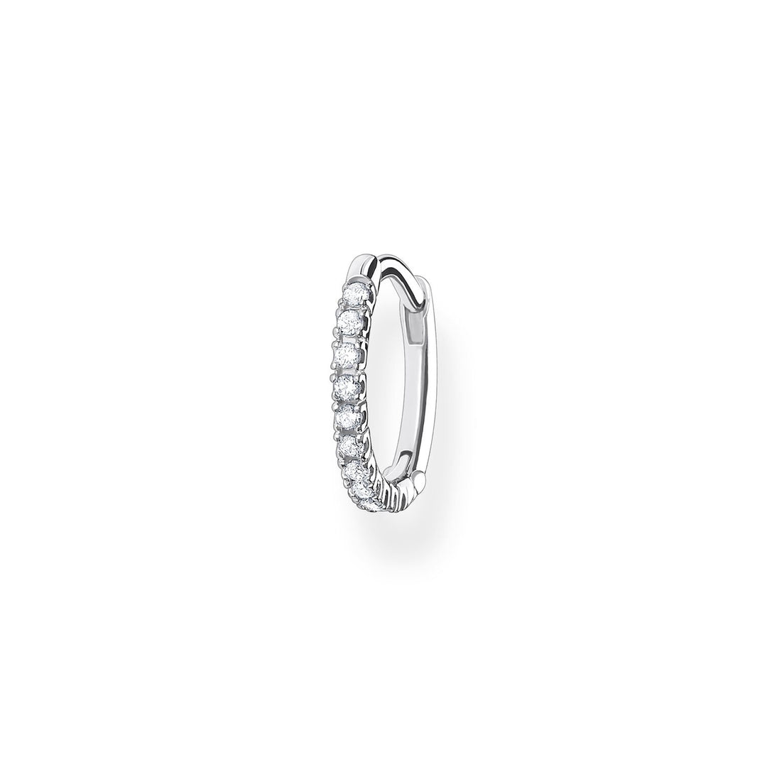 Single Hoop Earring White Stones | THOMAS SABO Australia