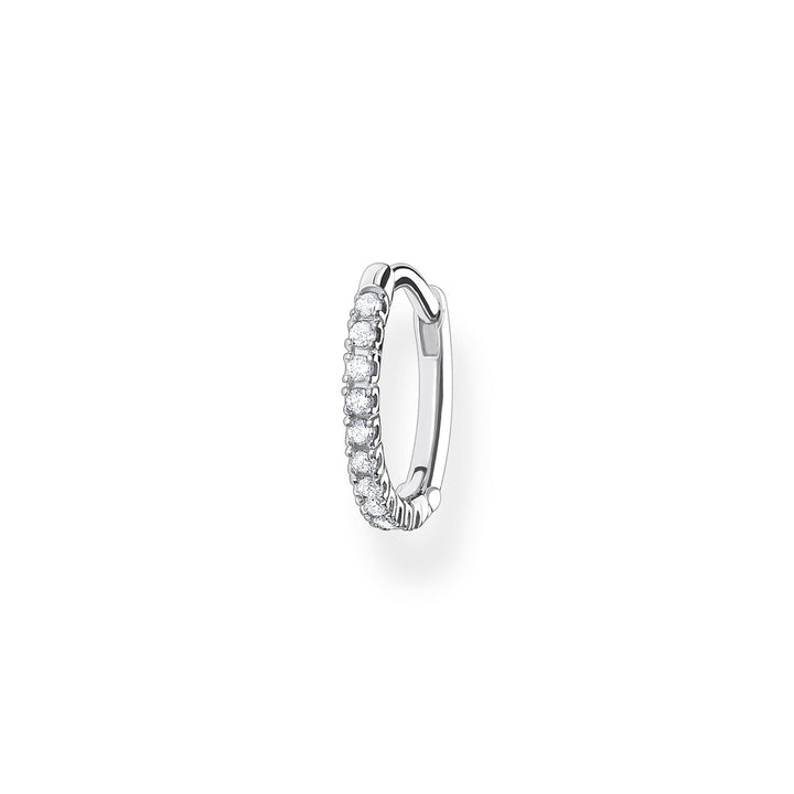 Single Hoop Earring White Stones | THOMAS SABO Australia