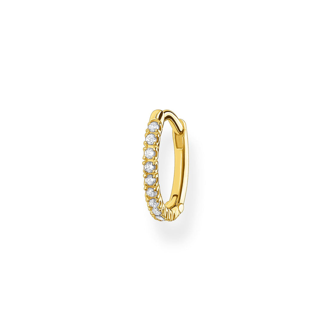 Single Hoop Earring White Stones | THOMAS SABO Australia