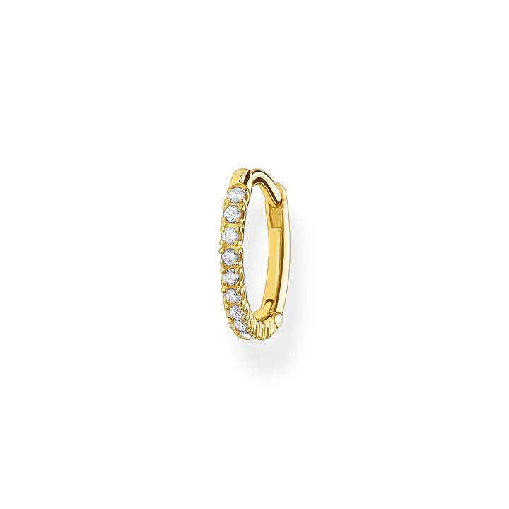 Single Hoop Earring White Stones | THOMAS SABO Australia