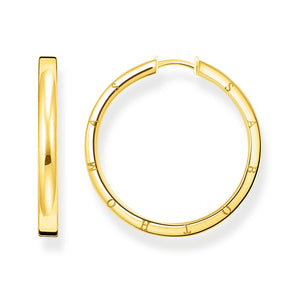 Hoop earrings large gold | THOMAS SABO Australia