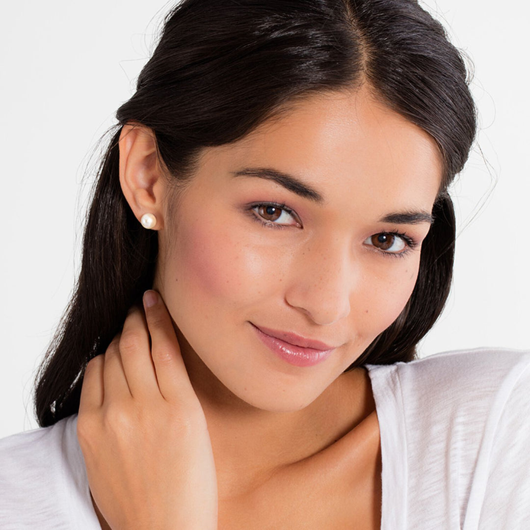 Pearl Ear Studs "Large" | THOMAS SABO Australia