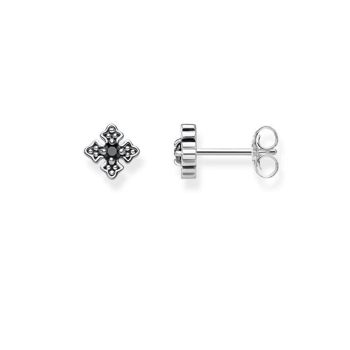 Ear Studs "Royalty Black Cross" | THOMAS SABO Australia