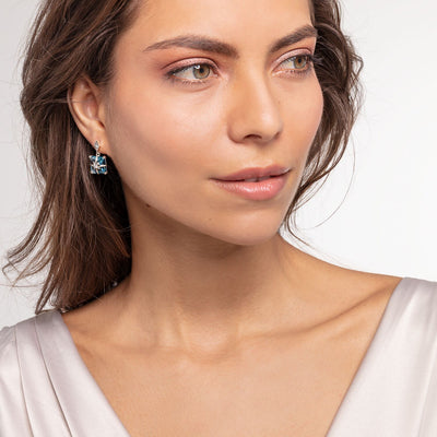 Aquamarine Earrings | Blue Stone Earrings | Thomas Sabo