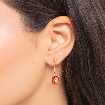 Earrings Orange Stone | THOMAS SABO Australia