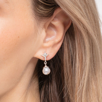 Earrings Pearl Star | THOMAS SABO Australia