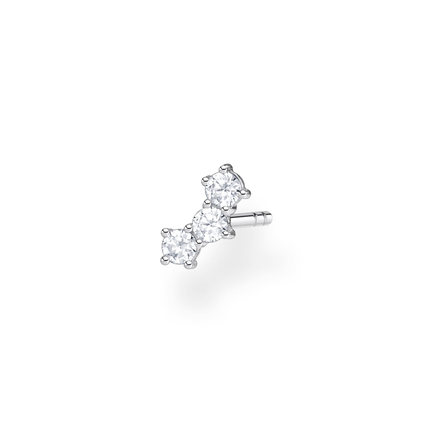 Ear Stud White Stones (Single) | THOMAS SABO Australia