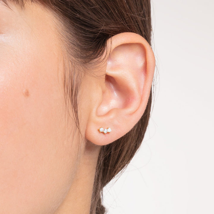 Ear Stud White Stones (Single) | THOMAS SABO Australia
