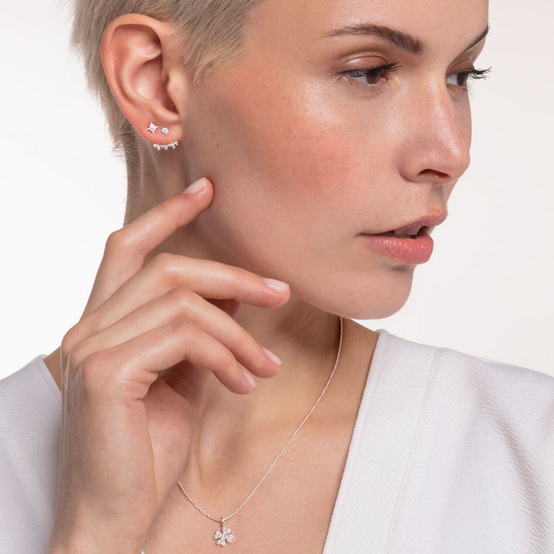 Ear Stud White Stones (Single) | Thomas Sabo Australia